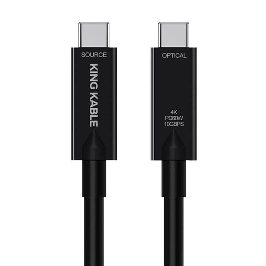 KING KABLE releases the longest optical fiber USB3.1 full-featured typec cable