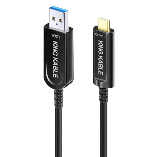 KING KABLE High Flex Optical Fiber USB3.1 Type A to C Towline Cable 10Gbps USB3.0 Not Backward Comaptible with USB2.0 USB1.1 Version USB045