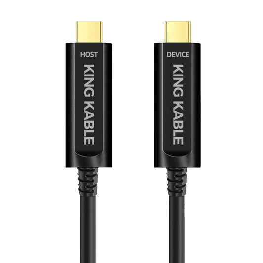 KING KABLE High Flex Optical Fiber USB3.1 Gen2 Type C Towline Cable 10Gbps USB3.0 Backward Comaptible with USB2.0 USB1.1 Version USB054