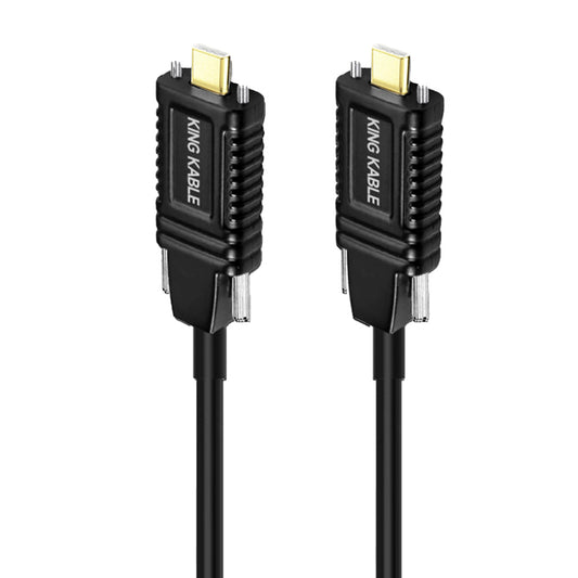 KING KABLE High Flex Optical Fiber USB3.1 Type C Towline Cable with Screw 10Gbps USB3.0 Not Backward Comaptible with USB2.0 USB1.1 Version USB057