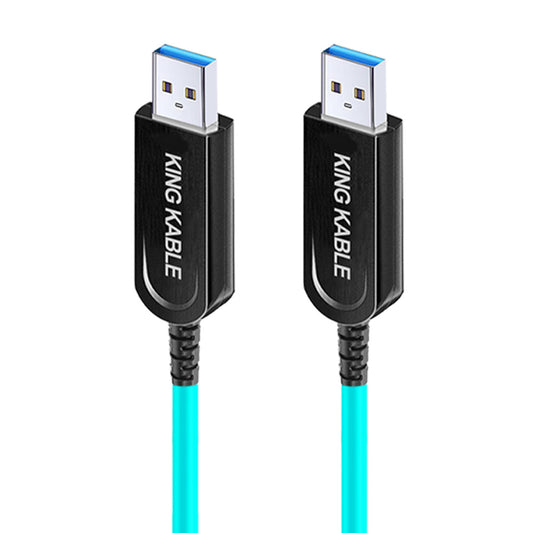 KING KABLE Pure Optical Fiber USB3.1 TypeA Male to Male Cable 10Gbps USB3.0 Not Backward Compatible with USB2.0 1.1 USB046